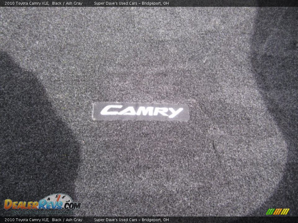 2010 Toyota Camry XLE Black / Ash Gray Photo #27