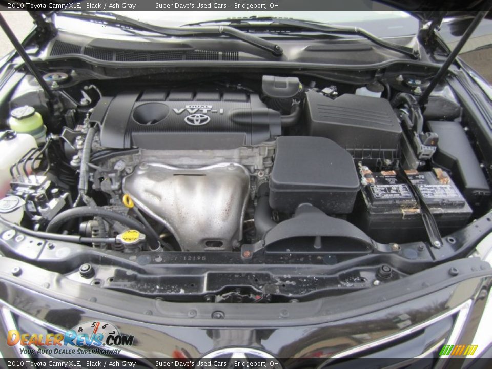 2010 Toyota Camry XLE Black / Ash Gray Photo #29