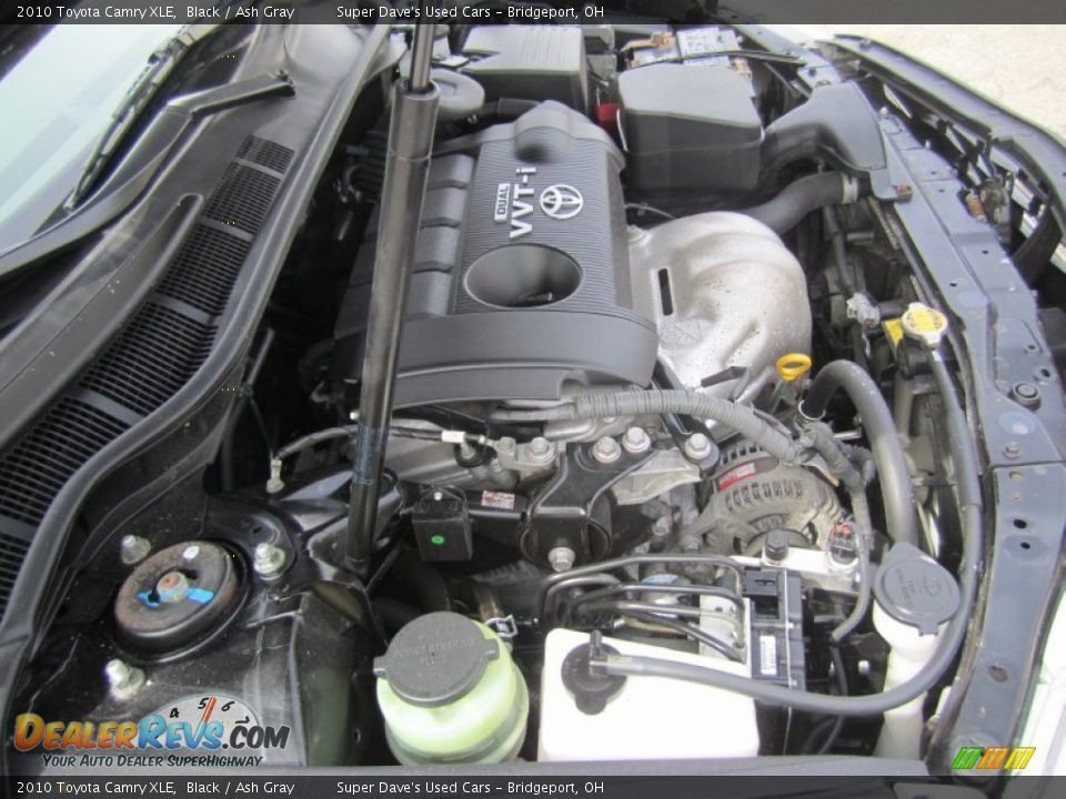 2010 Toyota Camry XLE Black / Ash Gray Photo #30