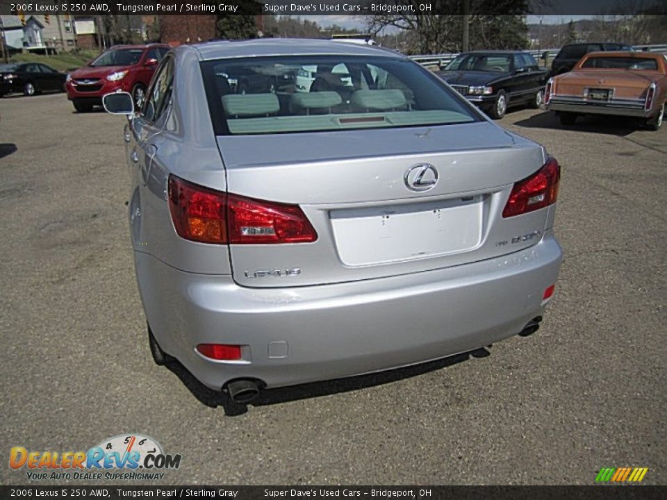 2006 Lexus IS 250 AWD Tungsten Pearl / Sterling Gray Photo #4