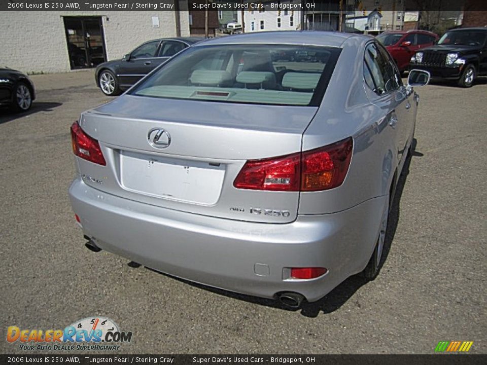 2006 Lexus IS 250 AWD Tungsten Pearl / Sterling Gray Photo #6