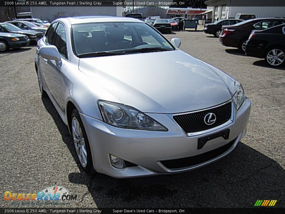 2006 Lexus IS 250 AWD Tungsten Pearl / Sterling Gray Photo #12