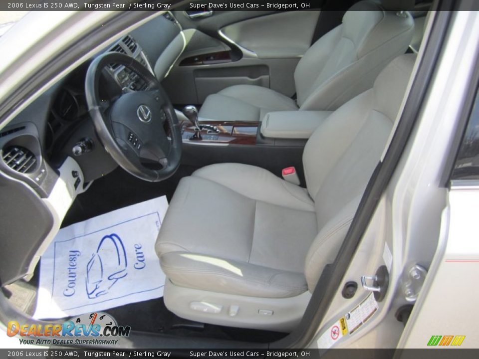 2006 Lexus IS 250 AWD Tungsten Pearl / Sterling Gray Photo #16