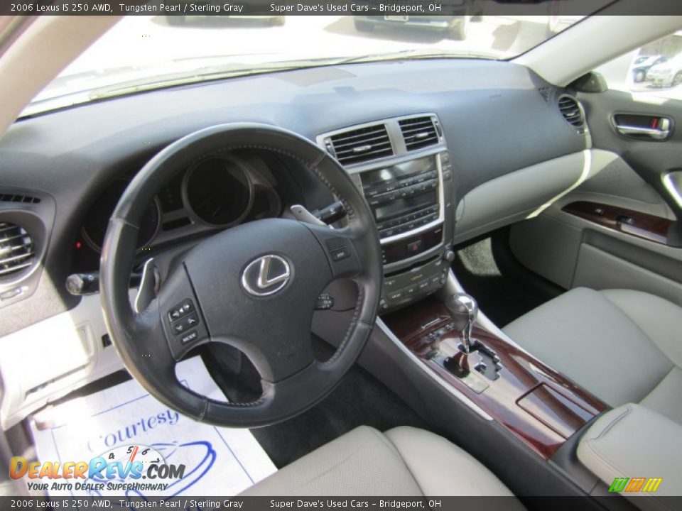 2006 Lexus IS 250 AWD Tungsten Pearl / Sterling Gray Photo #19