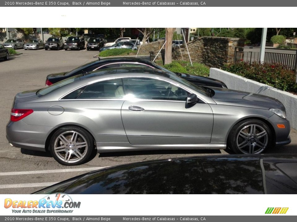 2010 Mercedes-Benz E 350 Coupe Black / Almond Beige Photo #2