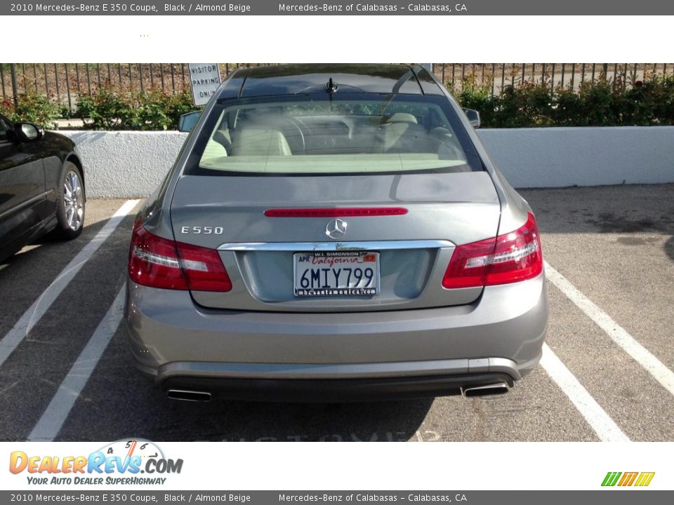 2010 Mercedes-Benz E 350 Coupe Black / Almond Beige Photo #3