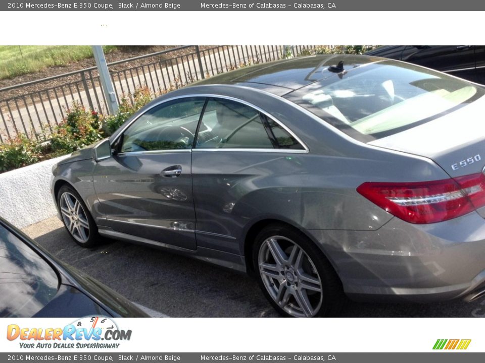 2010 Mercedes-Benz E 350 Coupe Black / Almond Beige Photo #4
