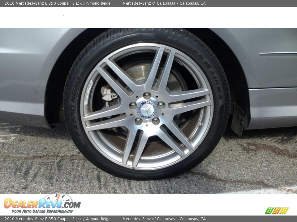 2010 Mercedes-Benz E 350 Coupe Black / Almond Beige Photo #5