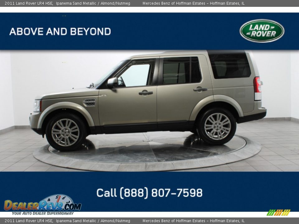 2011 Land Rover LR4 HSE Ipanema Sand Metallic / Almond/Nutmeg Photo #2