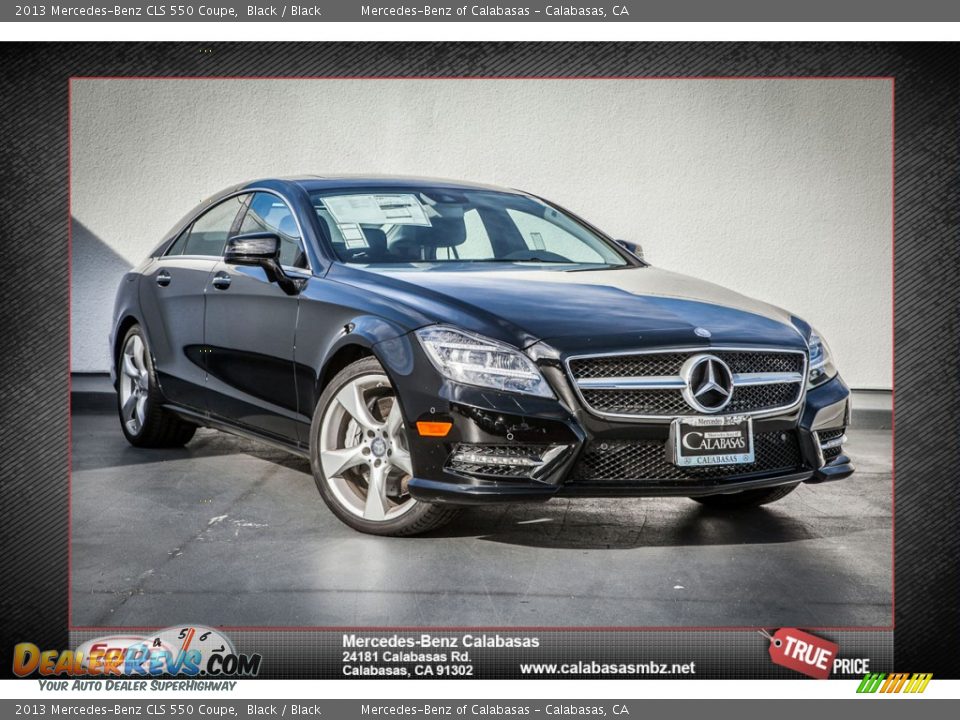 2013 Mercedes-Benz CLS 550 Coupe Black / Black Photo #1