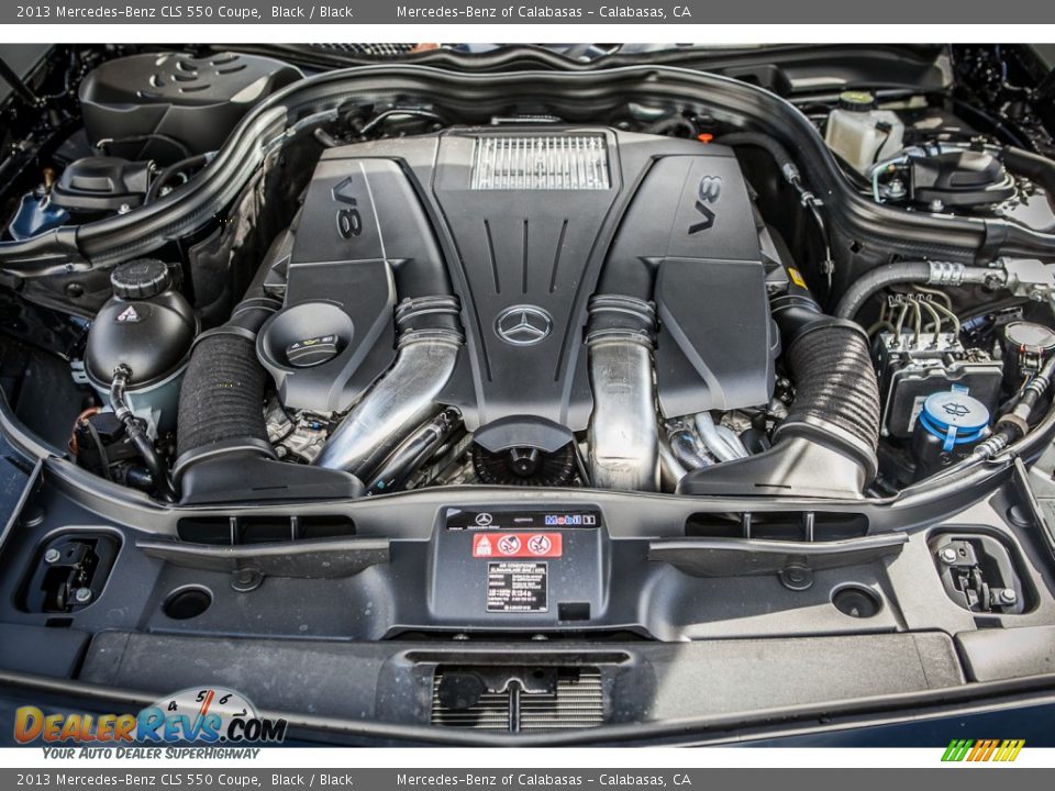 2013 Mercedes-Benz CLS 550 Coupe Black / Black Photo #9
