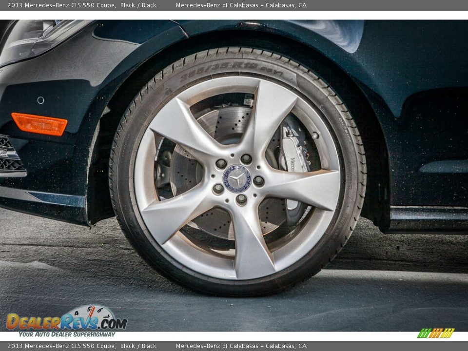 2013 Mercedes-Benz CLS 550 Coupe Black / Black Photo #10