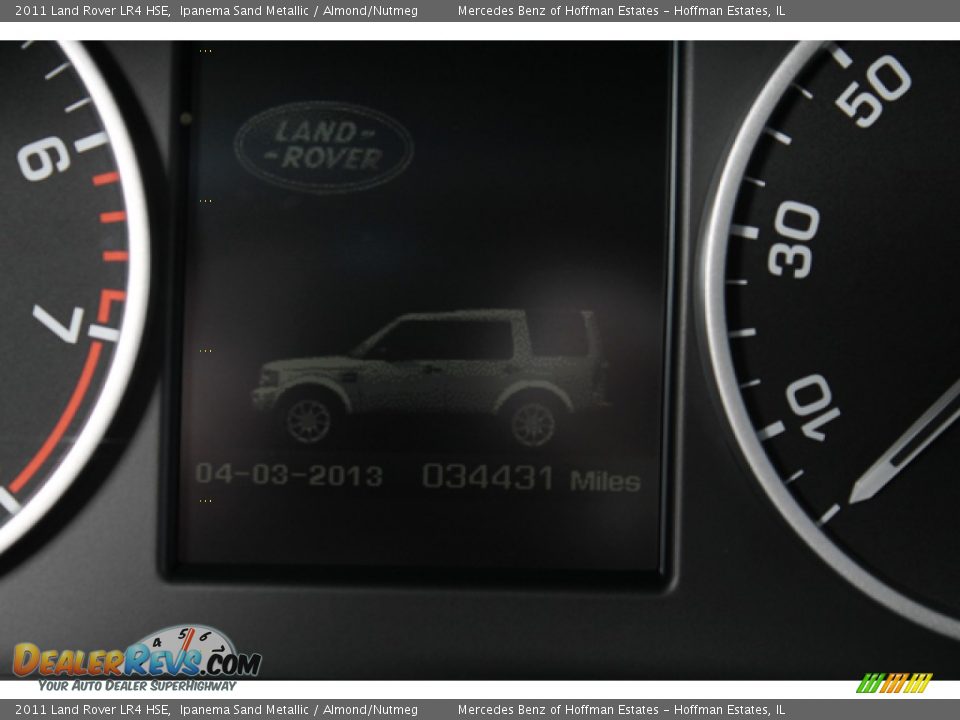 2011 Land Rover LR4 HSE Ipanema Sand Metallic / Almond/Nutmeg Photo #26