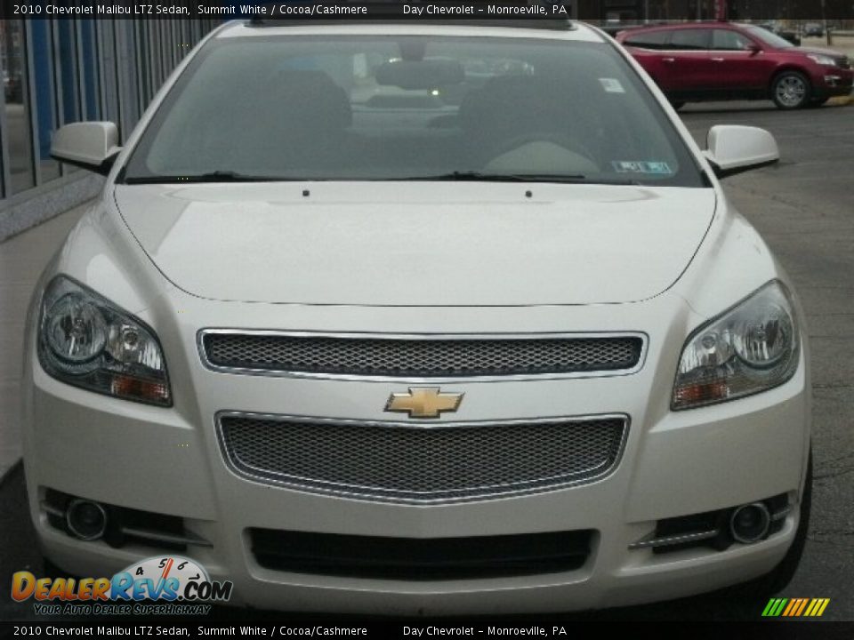 2010 Chevrolet Malibu LTZ Sedan Summit White / Cocoa/Cashmere Photo #1