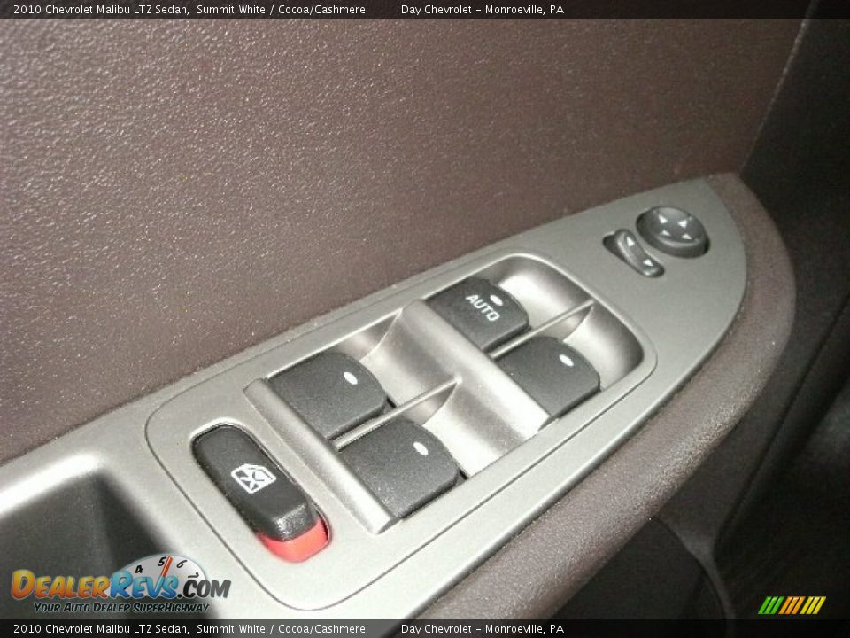 2010 Chevrolet Malibu LTZ Sedan Summit White / Cocoa/Cashmere Photo #14