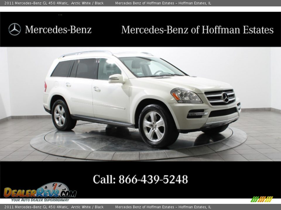 2011 Mercedes-Benz GL 450 4Matic Arctic White / Black Photo #1