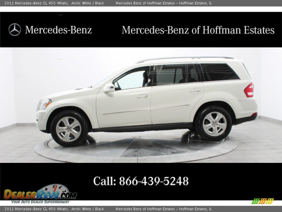 2011 Mercedes-Benz GL 450 4Matic Arctic White / Black Photo #2