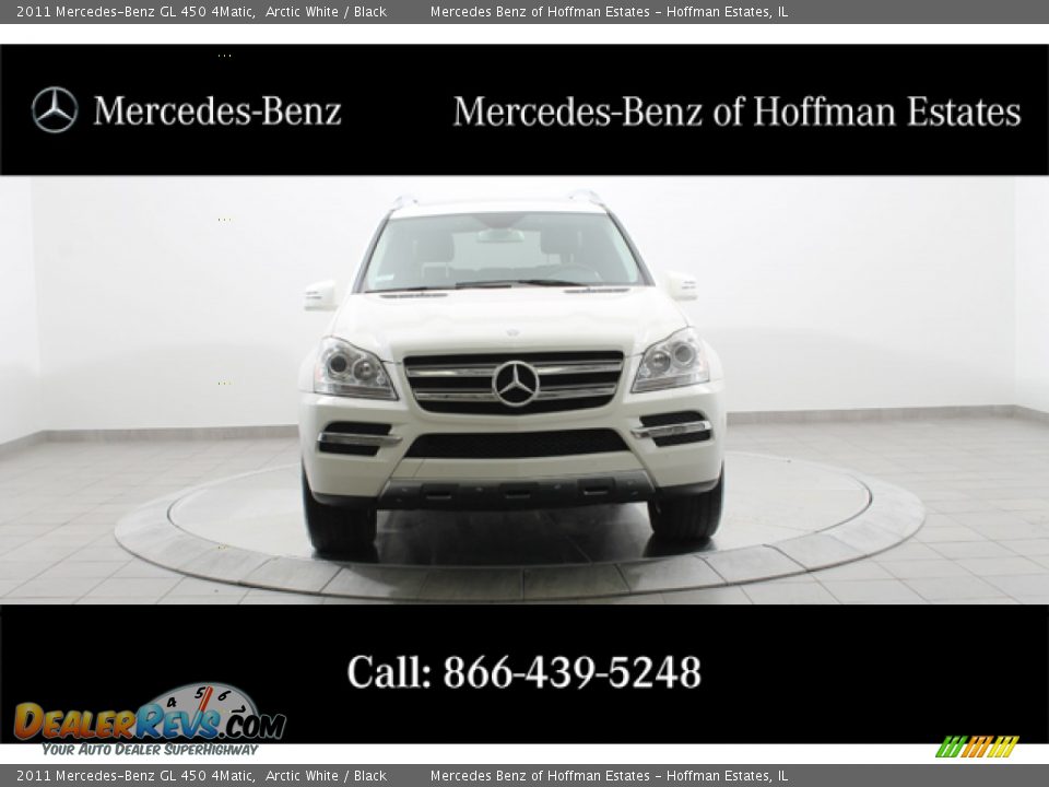 2011 Mercedes-Benz GL 450 4Matic Arctic White / Black Photo #3