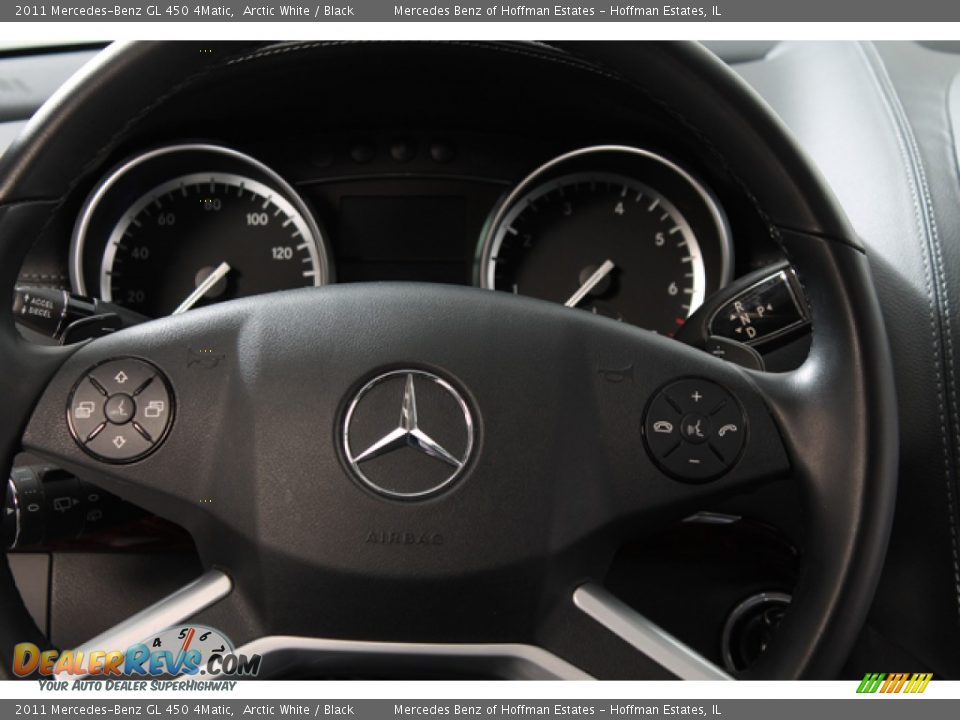 2011 Mercedes-Benz GL 450 4Matic Arctic White / Black Photo #8
