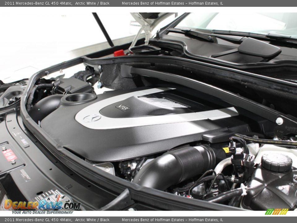 2011 Mercedes-Benz GL 450 4Matic Arctic White / Black Photo #24