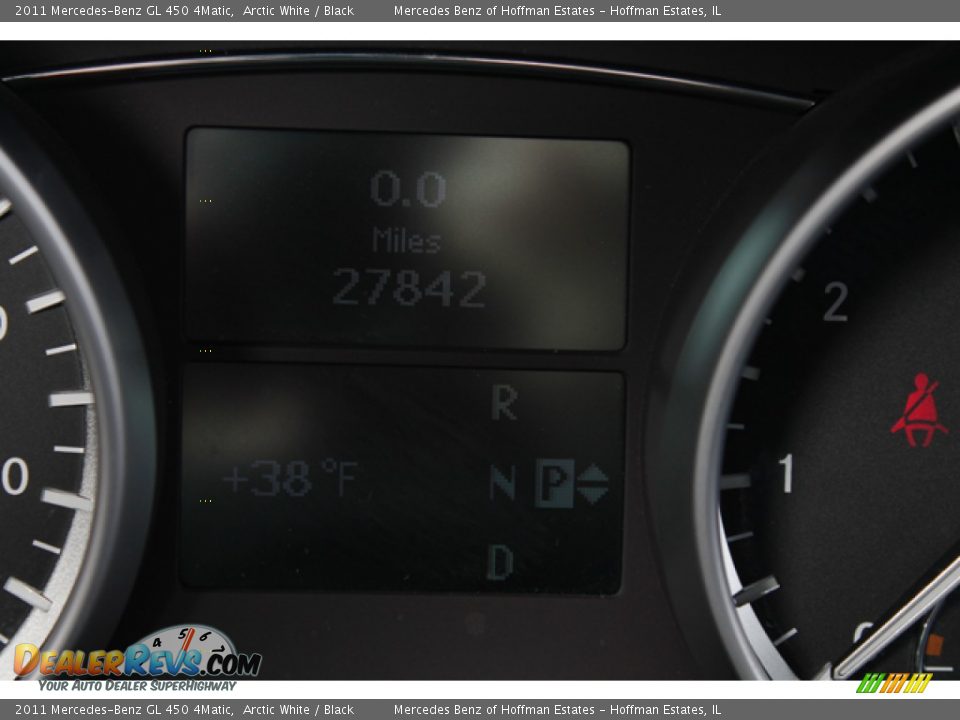 2011 Mercedes-Benz GL 450 4Matic Arctic White / Black Photo #25