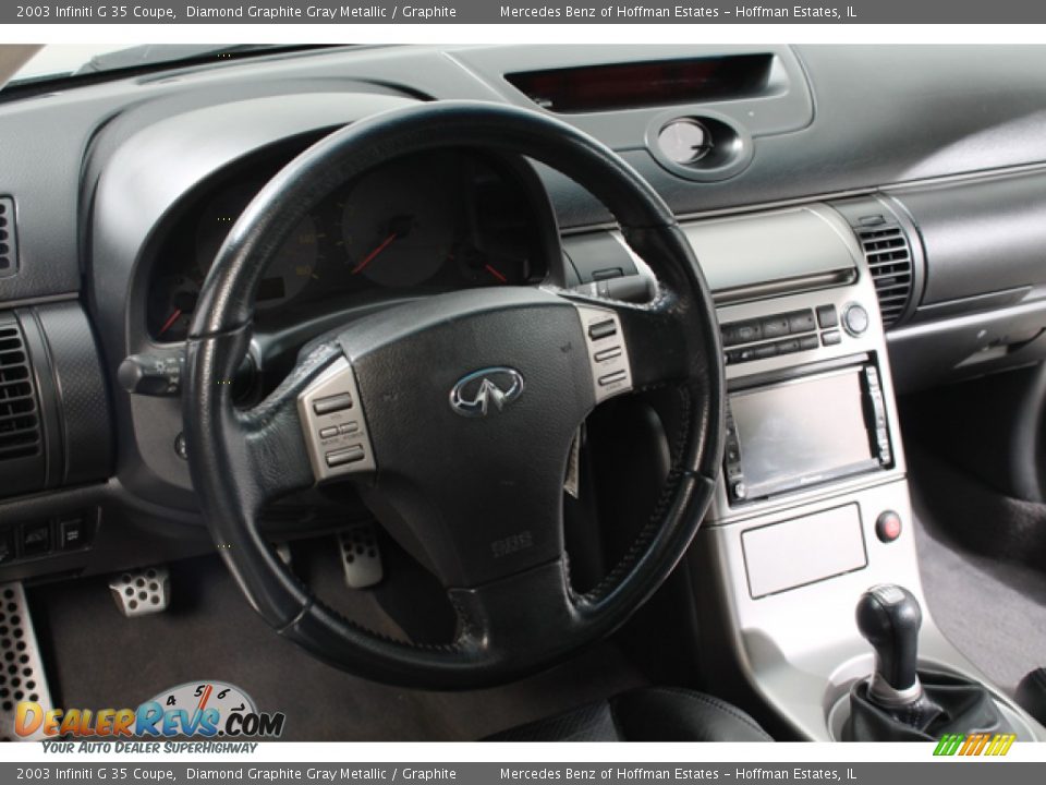 2003 Infiniti G 35 Coupe Diamond Graphite Gray Metallic / Graphite Photo #7