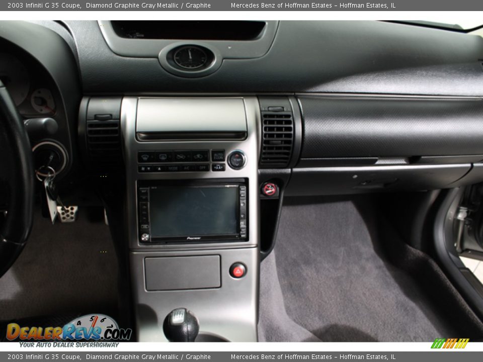 2003 Infiniti G 35 Coupe Diamond Graphite Gray Metallic / Graphite Photo #9