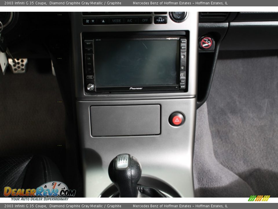 2003 Infiniti G 35 Coupe Diamond Graphite Gray Metallic / Graphite Photo #11
