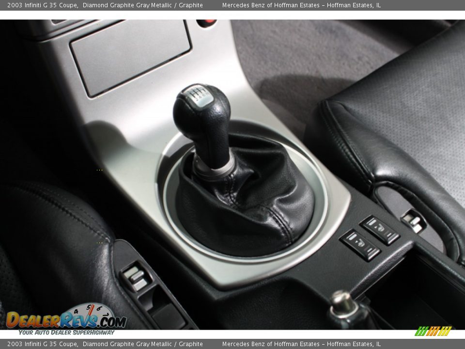 2003 Infiniti G 35 Coupe Diamond Graphite Gray Metallic / Graphite Photo #12