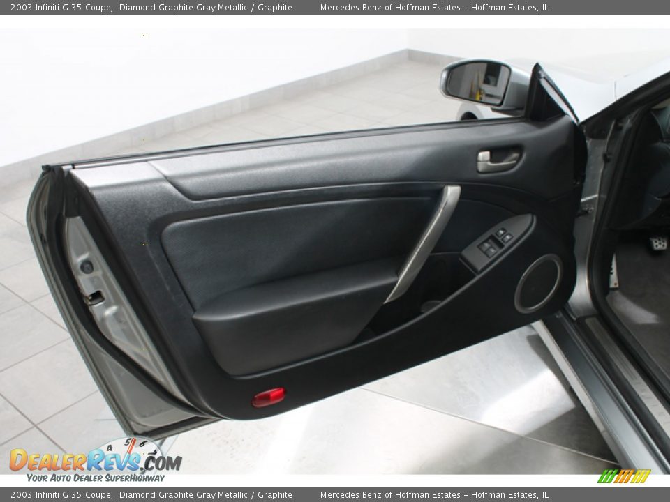 2003 Infiniti G 35 Coupe Diamond Graphite Gray Metallic / Graphite Photo #14