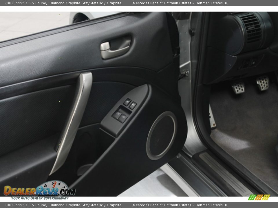 2003 Infiniti G 35 Coupe Diamond Graphite Gray Metallic / Graphite Photo #15