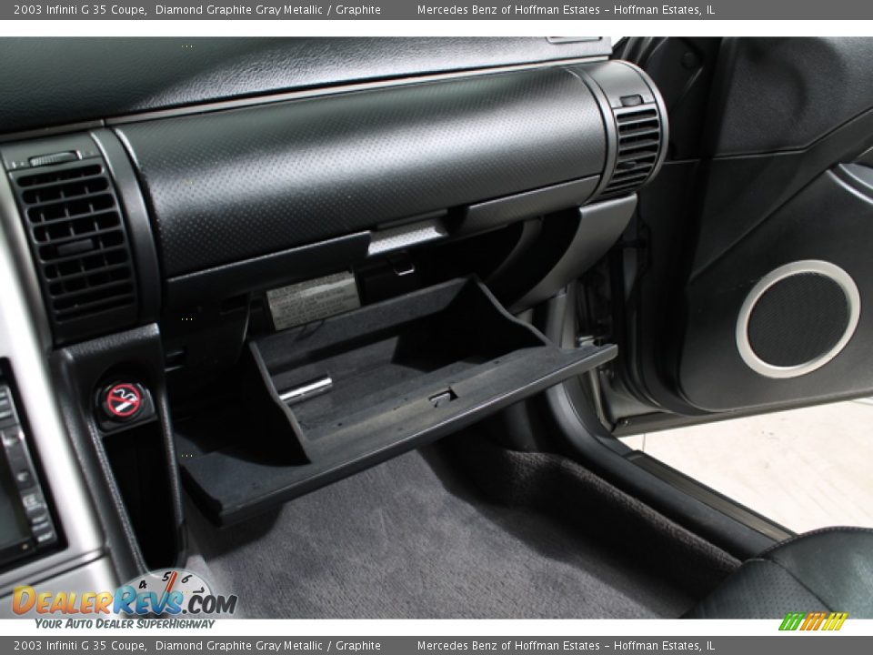 2003 Infiniti G 35 Coupe Diamond Graphite Gray Metallic / Graphite Photo #19