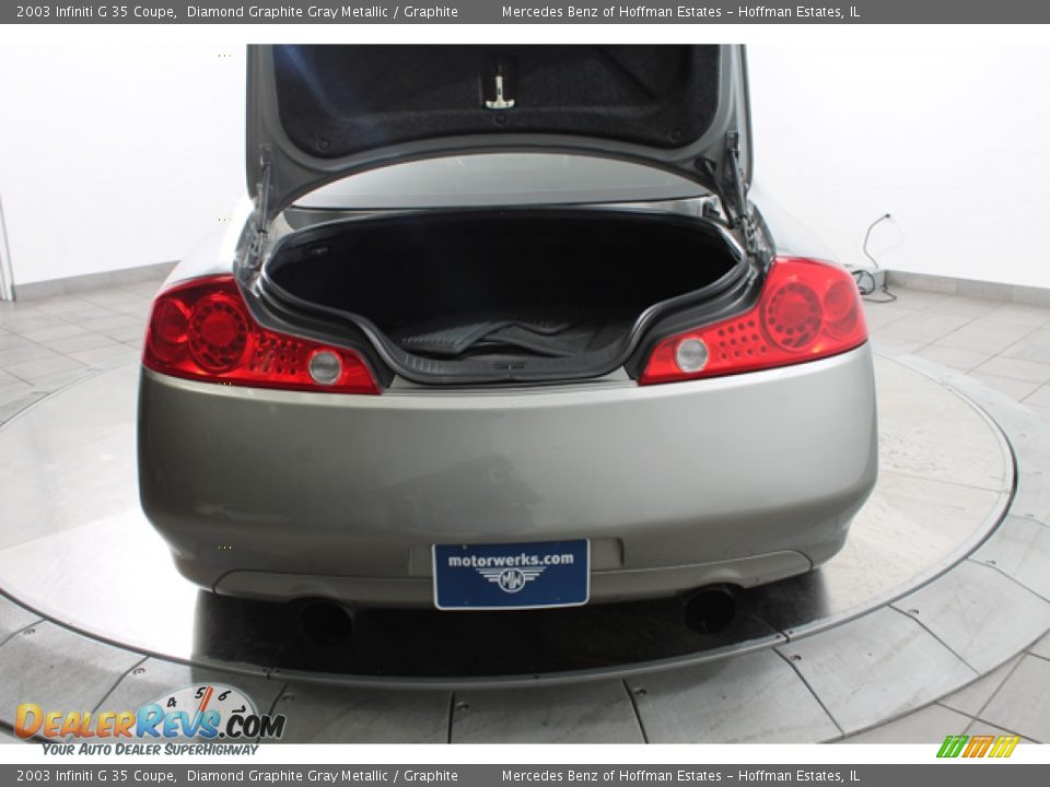 2003 Infiniti G 35 Coupe Diamond Graphite Gray Metallic / Graphite Photo #20