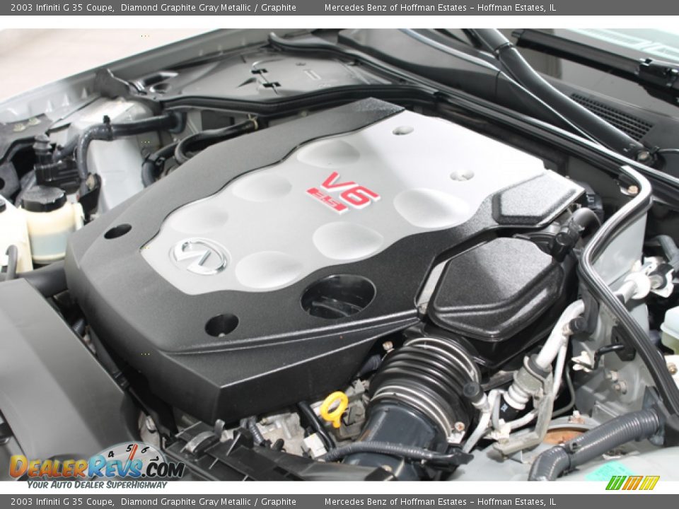 2003 Infiniti G 35 Coupe Diamond Graphite Gray Metallic / Graphite Photo #21
