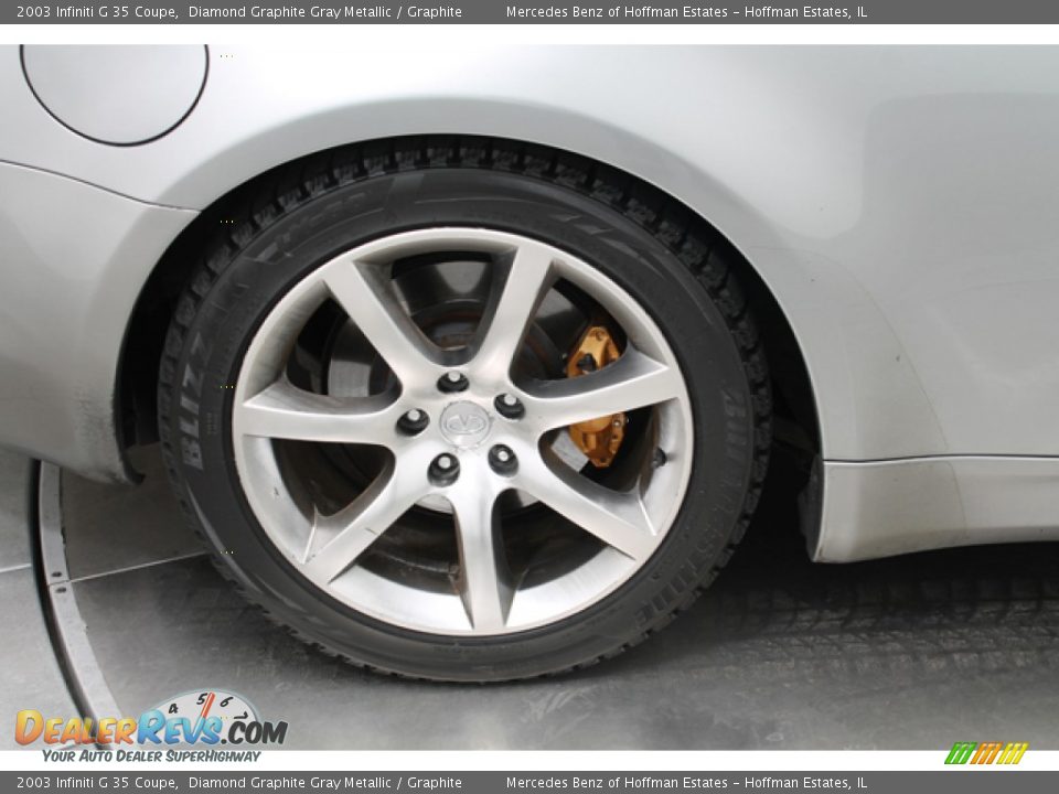 2003 Infiniti G 35 Coupe Diamond Graphite Gray Metallic / Graphite Photo #23