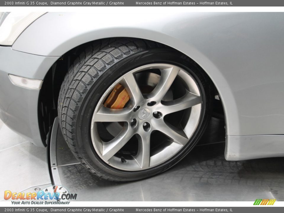 2003 Infiniti G 35 Coupe Diamond Graphite Gray Metallic / Graphite Photo #24