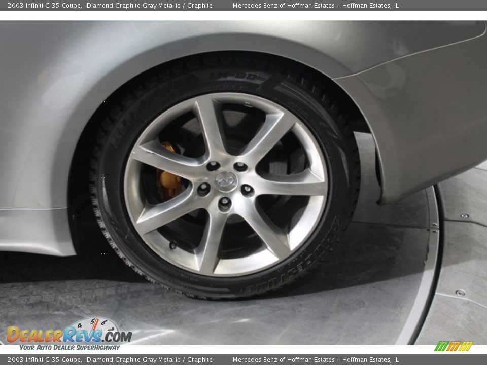 2003 Infiniti G 35 Coupe Diamond Graphite Gray Metallic / Graphite Photo #25