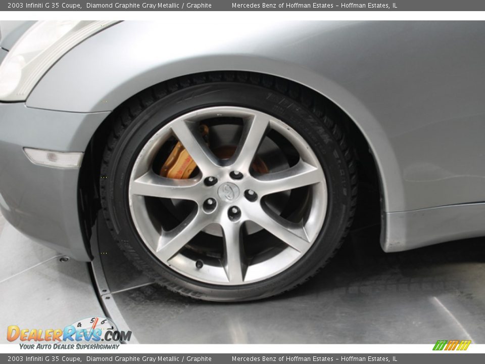 2003 Infiniti G 35 Coupe Diamond Graphite Gray Metallic / Graphite Photo #26