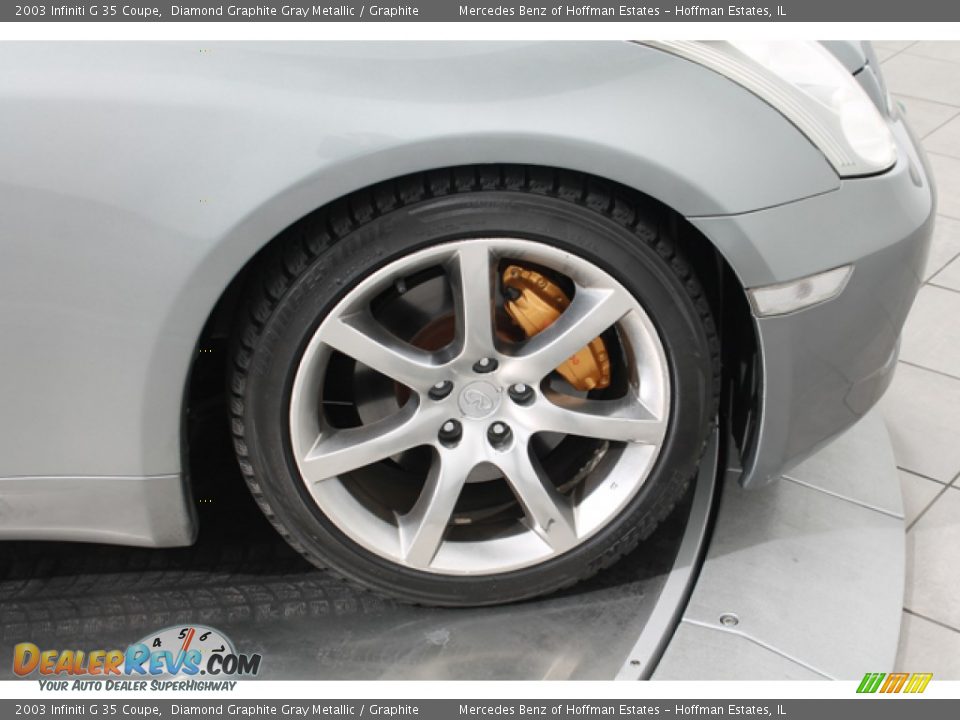 2003 Infiniti G 35 Coupe Diamond Graphite Gray Metallic / Graphite Photo #27