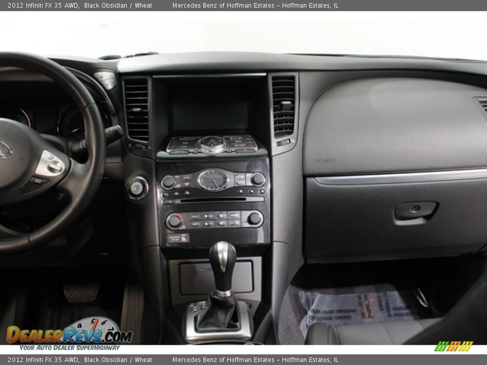2012 Infiniti FX 35 AWD Black Obsidian / Wheat Photo #9