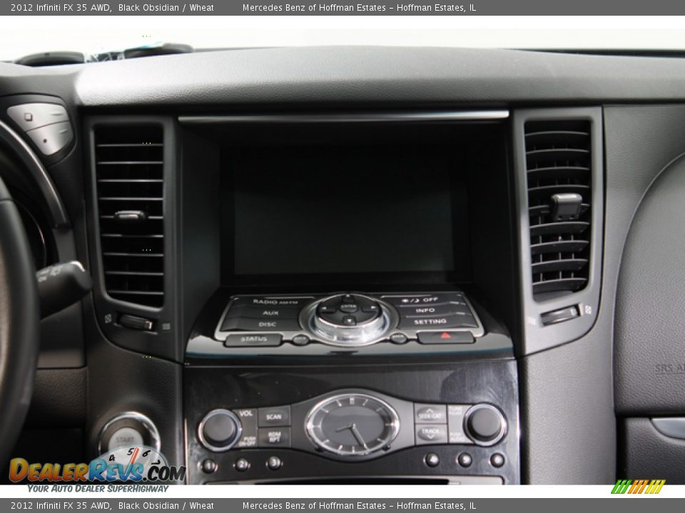 2012 Infiniti FX 35 AWD Black Obsidian / Wheat Photo #10