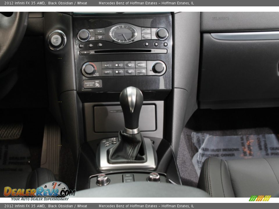 2012 Infiniti FX 35 AWD Black Obsidian / Wheat Photo #11