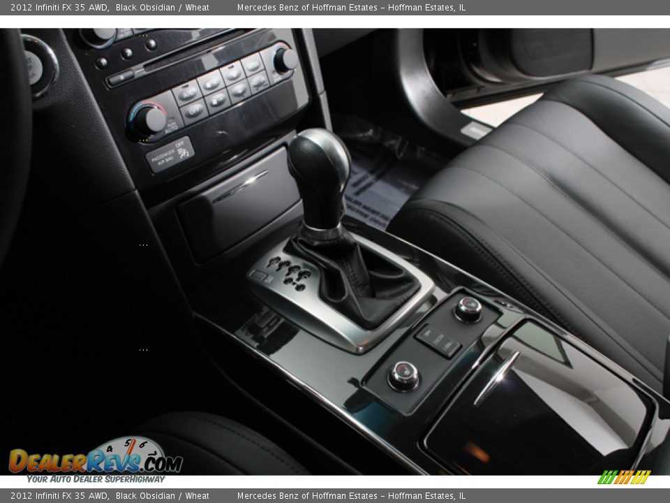 2012 Infiniti FX 35 AWD Black Obsidian / Wheat Photo #12