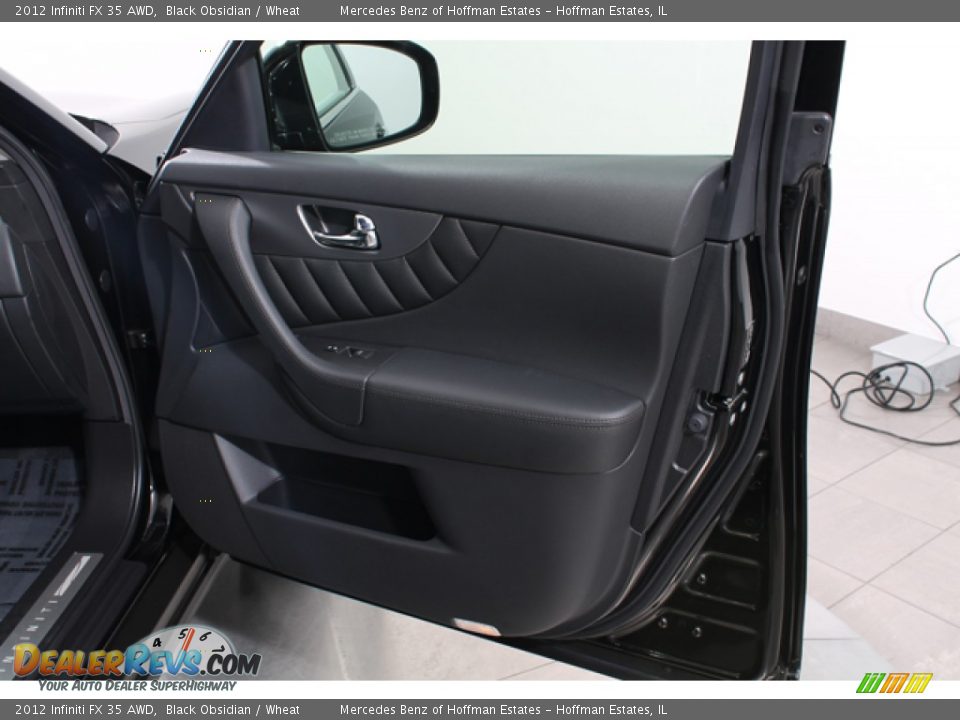 2012 Infiniti FX 35 AWD Black Obsidian / Wheat Photo #13