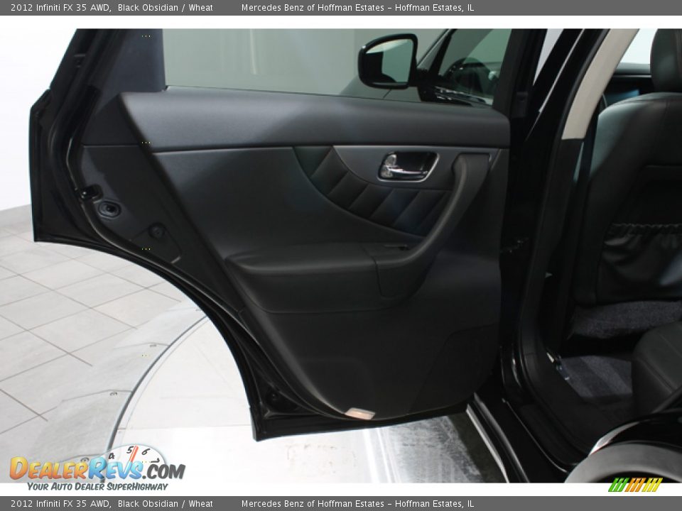 2012 Infiniti FX 35 AWD Black Obsidian / Wheat Photo #15