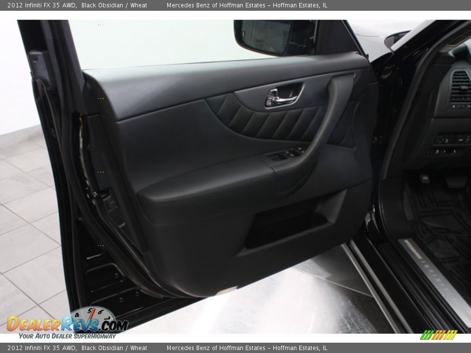 2012 Infiniti FX 35 AWD Black Obsidian / Wheat Photo #16