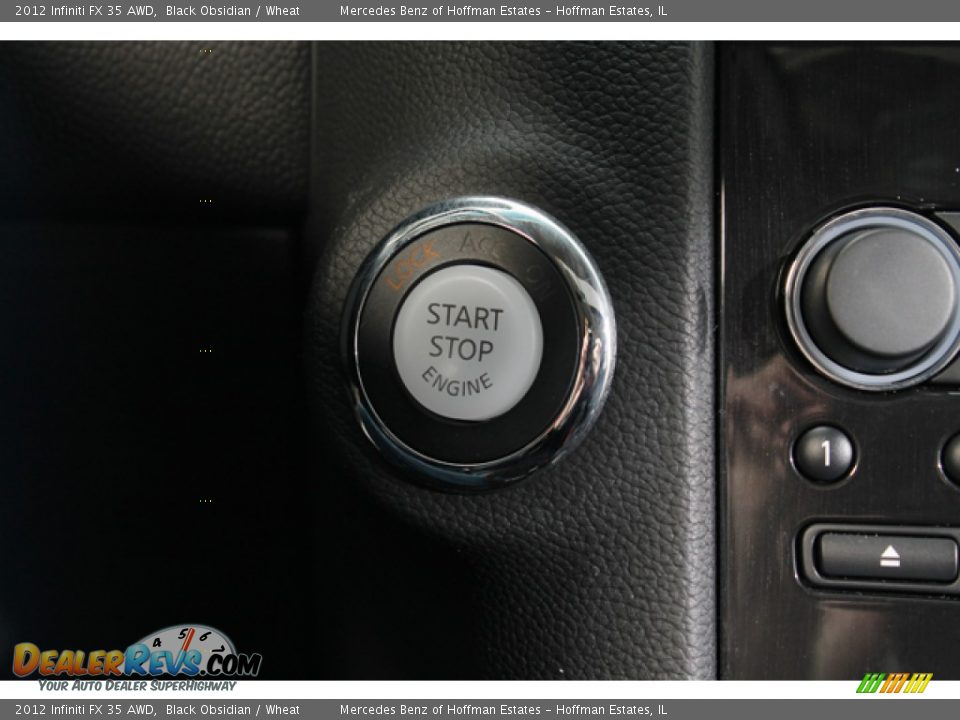 2012 Infiniti FX 35 AWD Black Obsidian / Wheat Photo #21