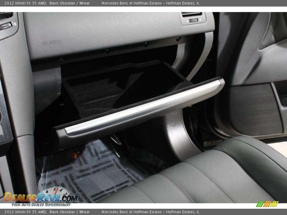 2012 Infiniti FX 35 AWD Black Obsidian / Wheat Photo #22
