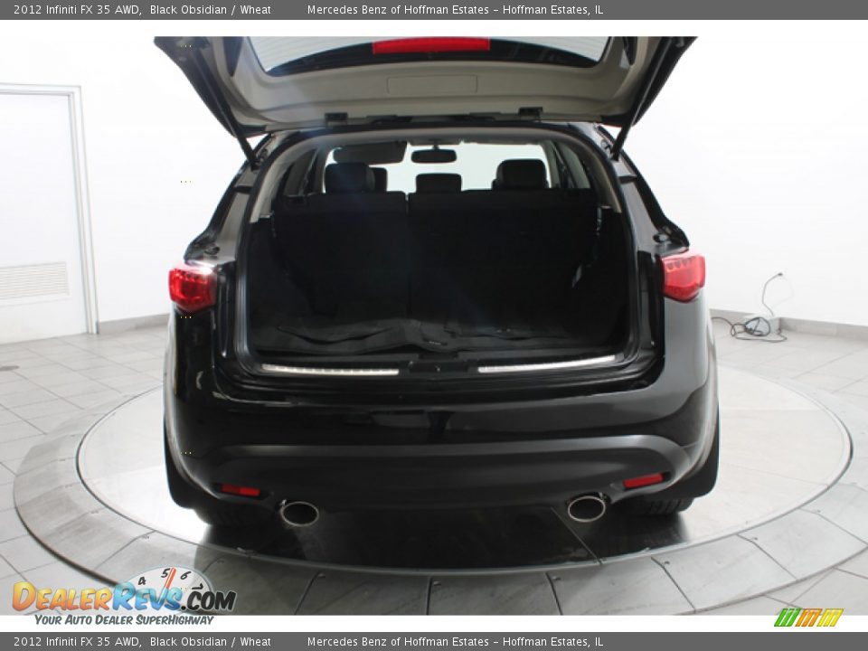 2012 Infiniti FX 35 AWD Black Obsidian / Wheat Photo #24