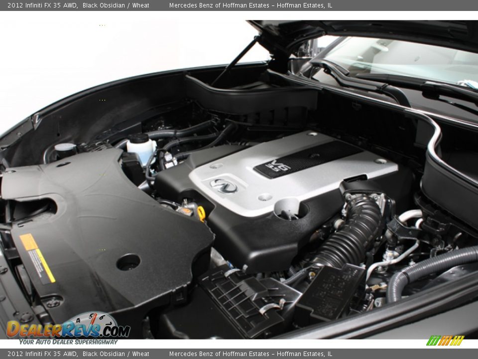 2012 Infiniti FX 35 AWD Black Obsidian / Wheat Photo #26
